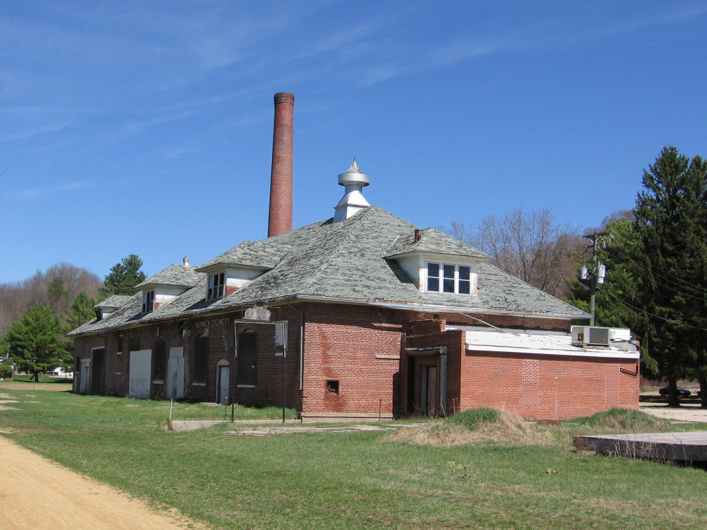 Historic Norwalk Creamery building